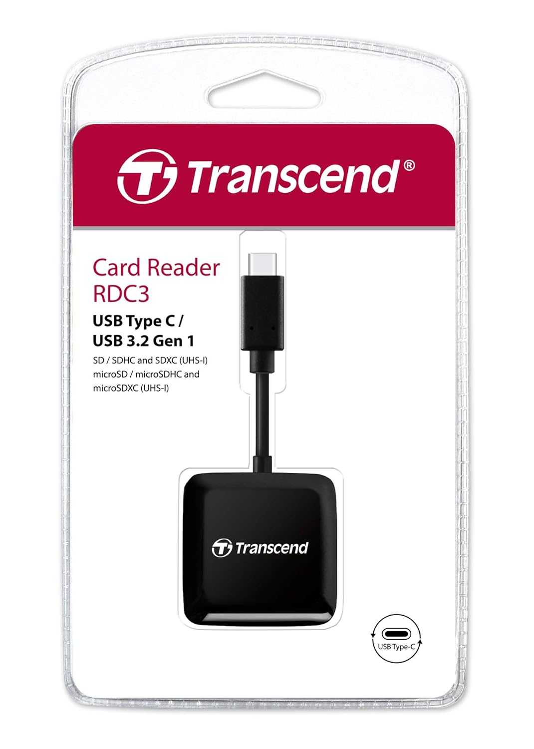 Transcend Card Reader Type C TS-RDC3 Transcend Card Reader Type C TS-RDC3